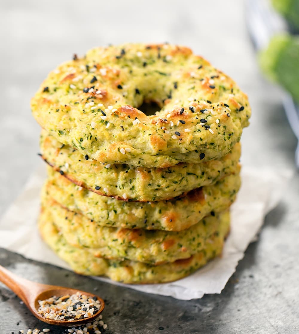 Zucchini Bagels 4 Ingredients Easy Delicious
