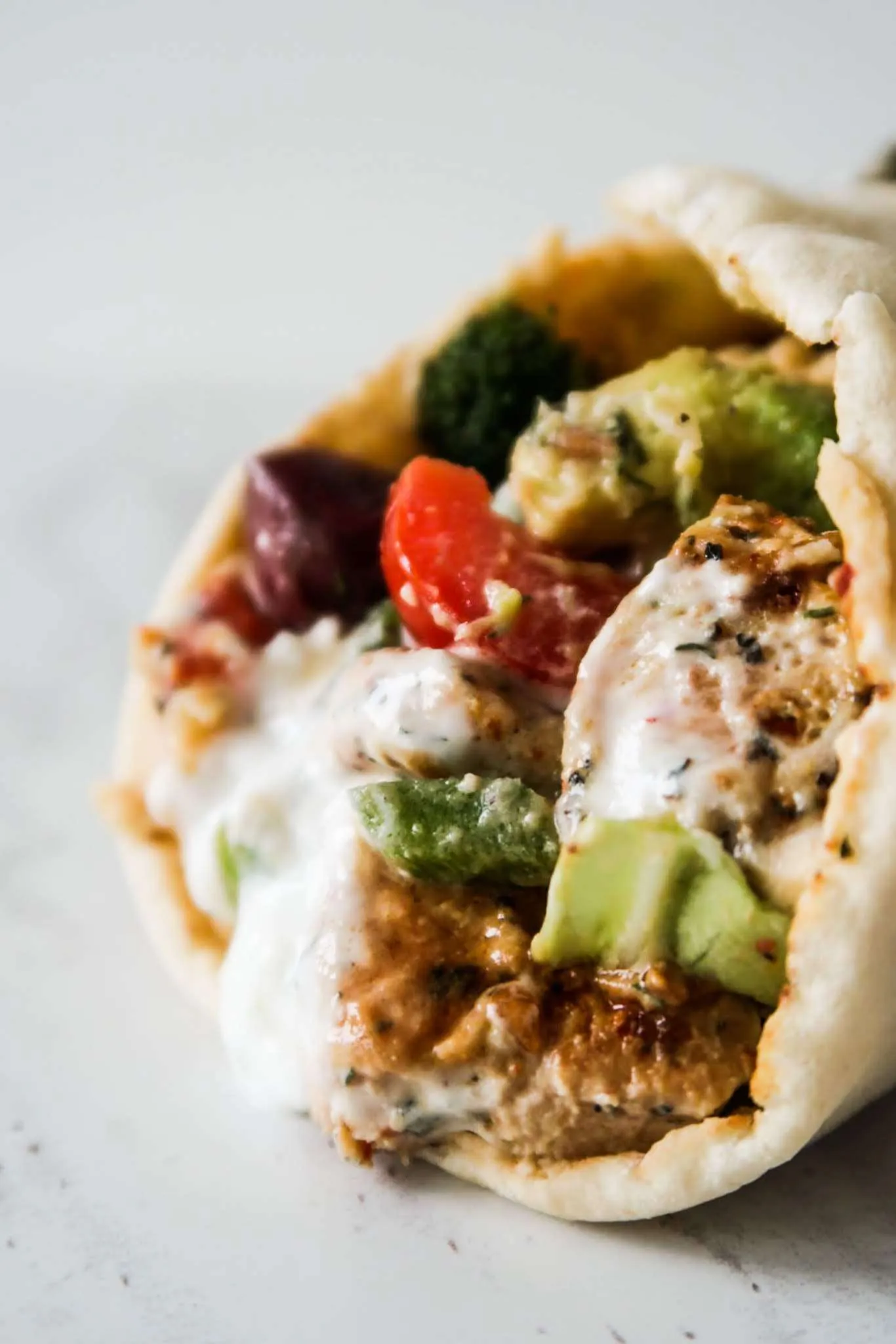 Mediterranean Chicken Wraps 4 Servings Easy Delicious