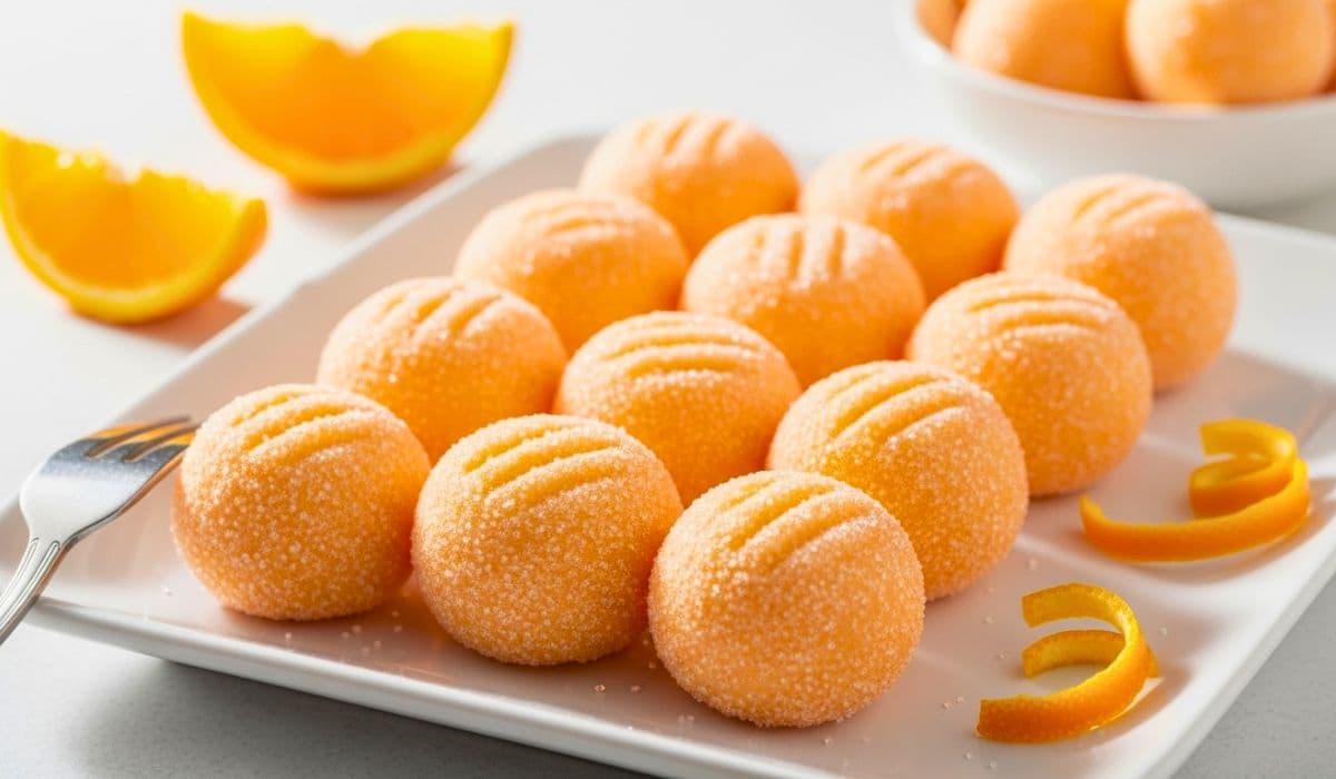 Sweet Orange Cream Cheese Mints 4 Ingredients Easy Delicious